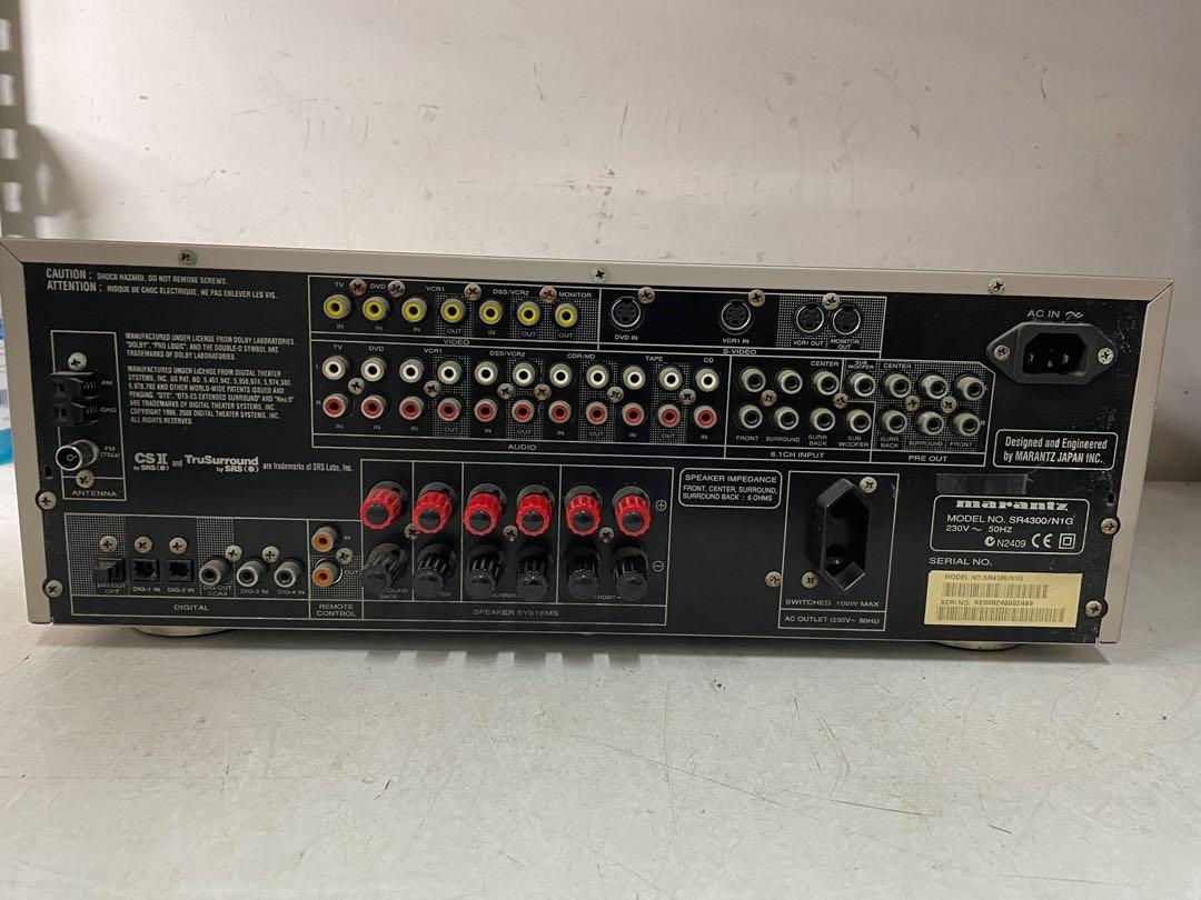 Marantz SR4300 AV Receiver / Amplifier, Audio, Soundbars, Speakers