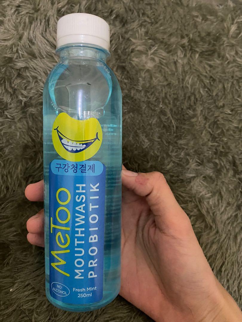 MeToo mouthwash, Kesehatan & Kecantikan, Kulit, Sabun & Tubuh di Carousell