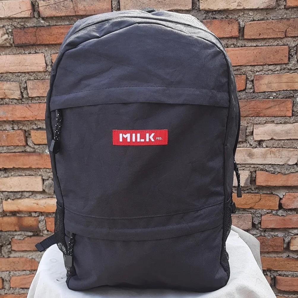 Milkfed backpack, Fesyen Pria, Tas  Dompet Ransel di Carousell