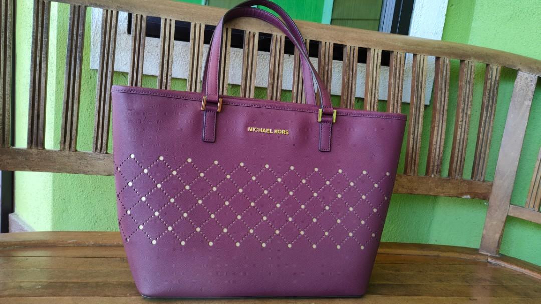 Michael kors top handbags plum