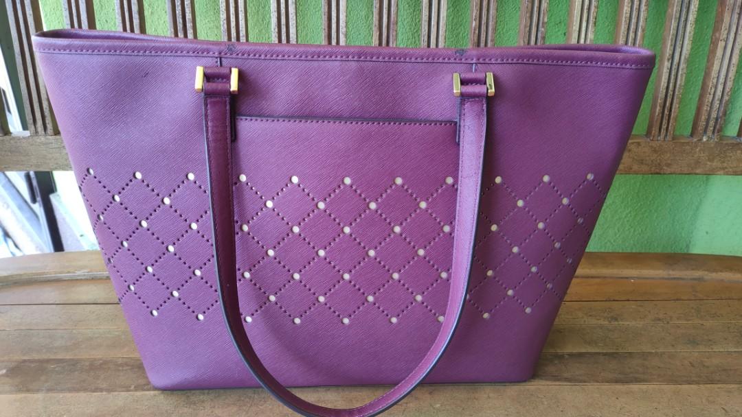 Michael kors handbags plum top