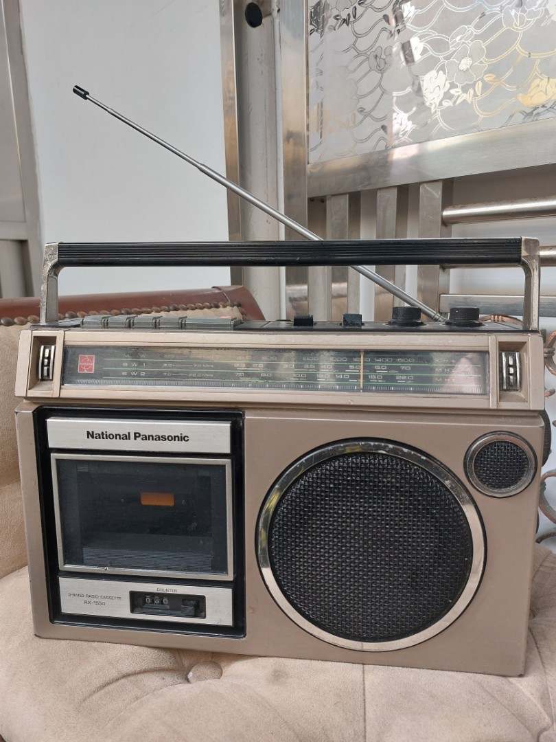 national panasonic古董懷舊日本70年代80年代卡式收音機收音機正常卡帶 