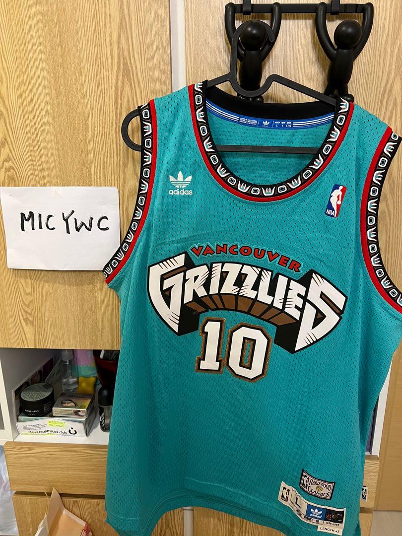 Adidas Vancouver Grizzlies Mike Bibby Basketball Jersey 