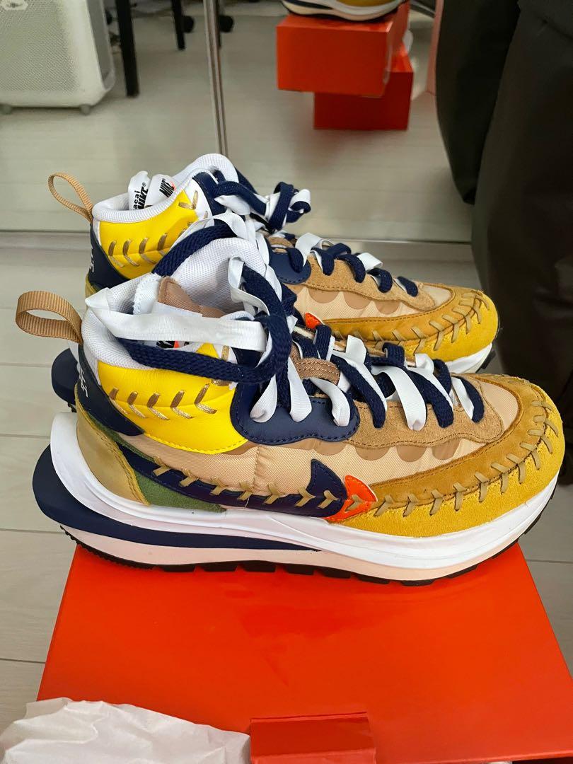 NEW Women 女碼Nike x Sacai x Jean Paul Gaultier JPG Vaporwaffle Yellow Sesame Blue US 6, 女裝, 鞋, 波鞋- Carousell NEW Women 女碼Nike x Sacai x Jean Paul Gaultier JPG Vaporwaffle Yellow Sesame Blue US 6, 女裝, 鞋, 波鞋- Carousell