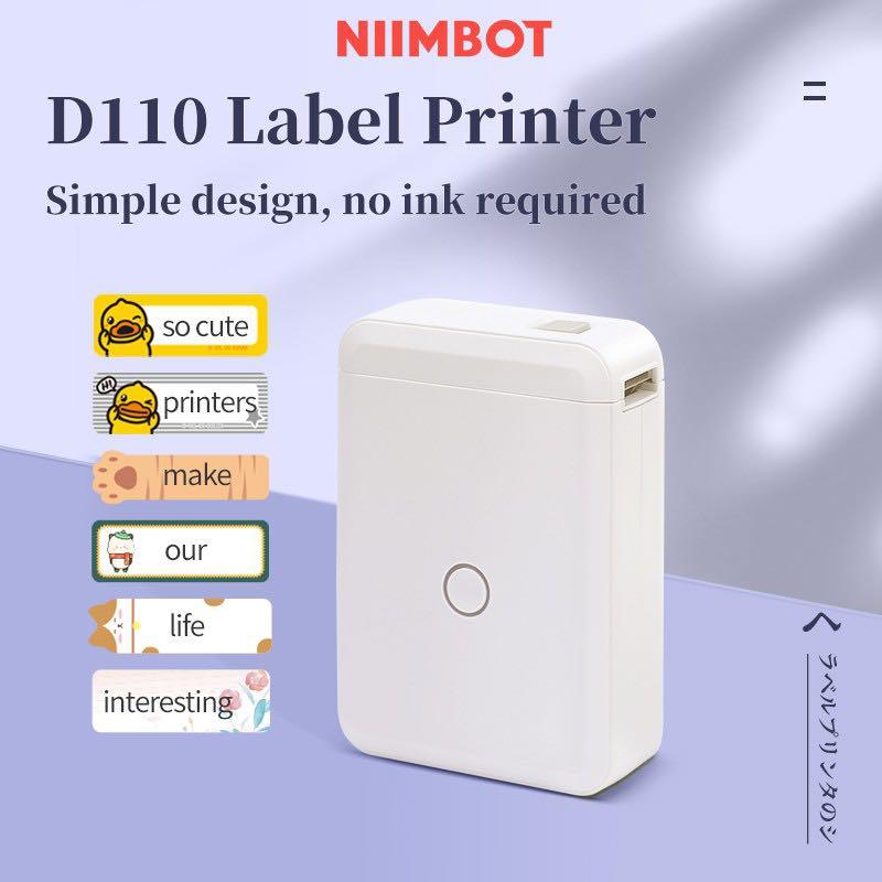NIIMBOT D110 label printer, Computers & Tech, Printers, Scanners ...
