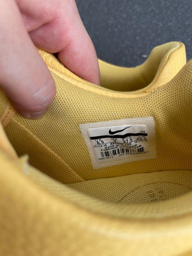 Air force store 1 high yellow