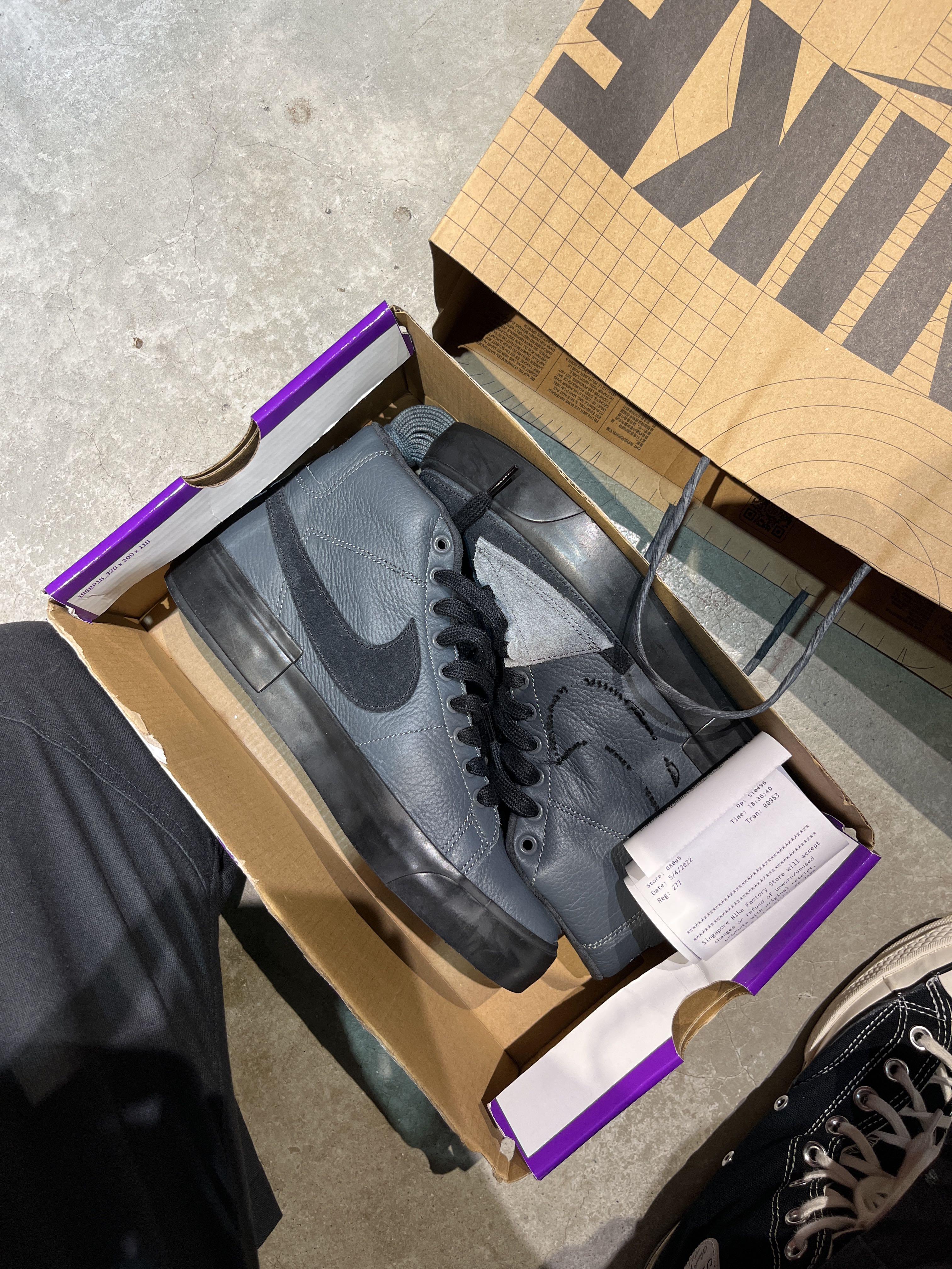 Nike SB Blazer Mid Edge Iron Grey, Men 