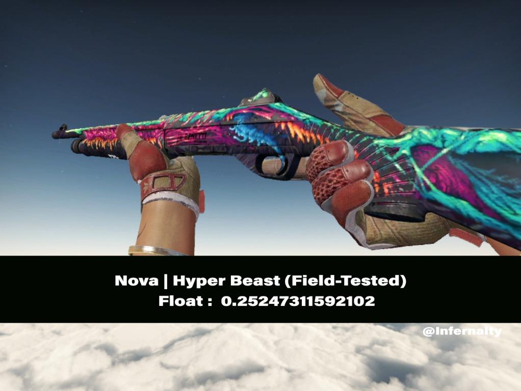 Nova Hyper Beast FT CSGO SKINS KNIVES, Video Gaming, Gaming Accessories ...