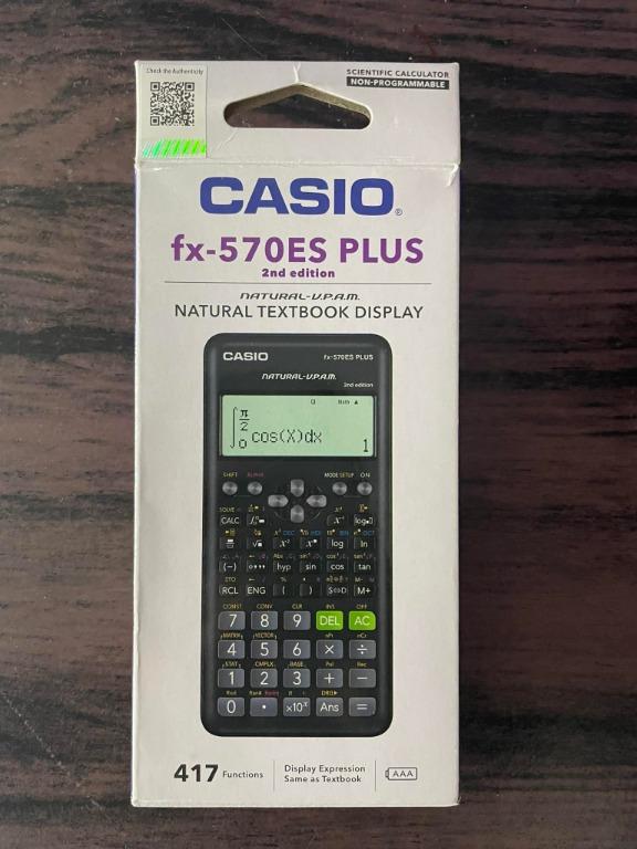 Original Casio fx-570 ES PLUS 2nd Edition, Computers & Tech, Office & Business Technology on