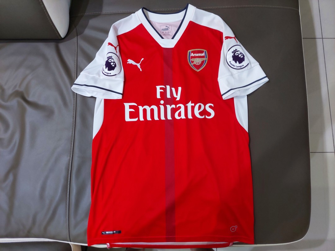 Original Puma Arsenal Home Jersey 16 17 with No.12 Giroud Men s