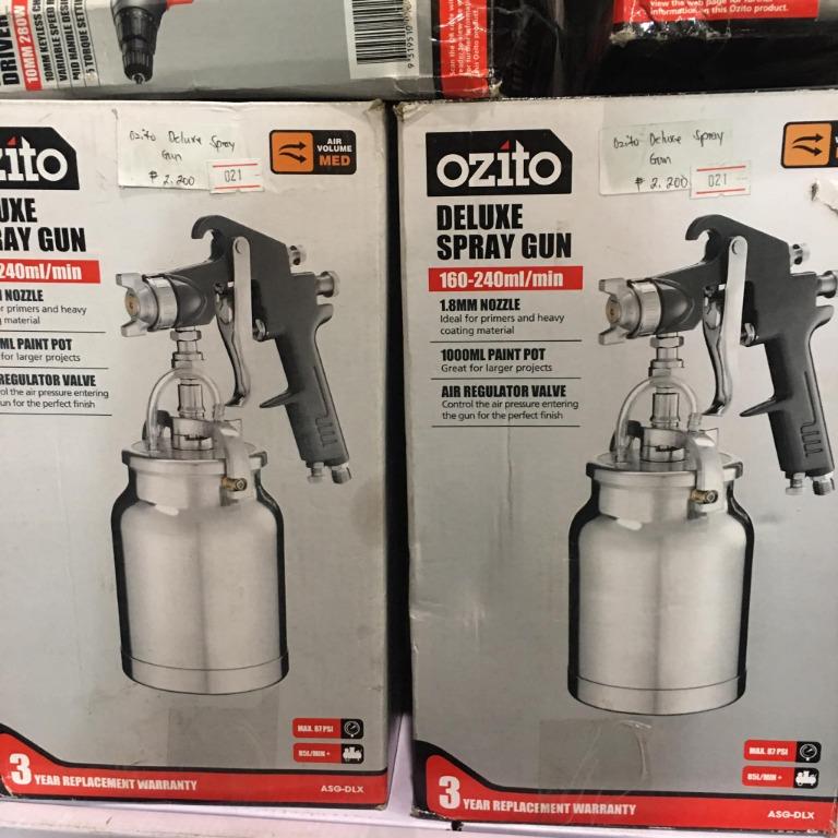 Ozito Deluxe Spray Gun, Furniture & Home Living, Home Improvement & Organization, Home