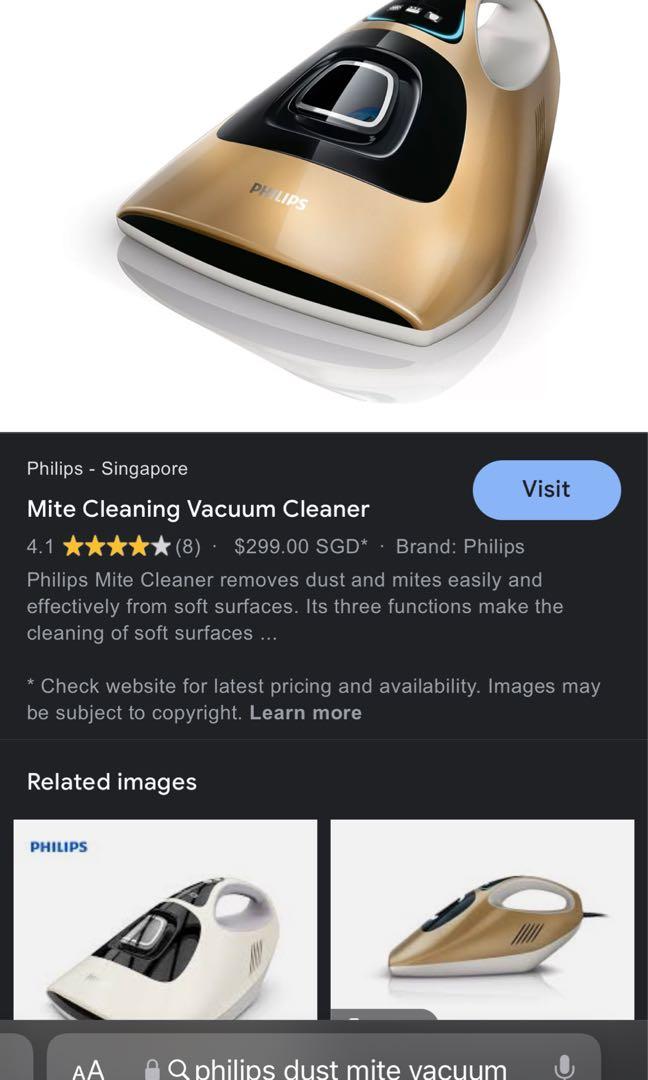 Philips dust mite vacuum cleaner (with UV emitter), TV & Home