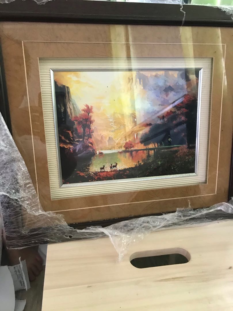 Pictures with frame, Furniture & Home Living, Home Decor, Frames