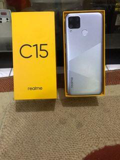 Realme C15 ram 4GB rom 64GB lengkap