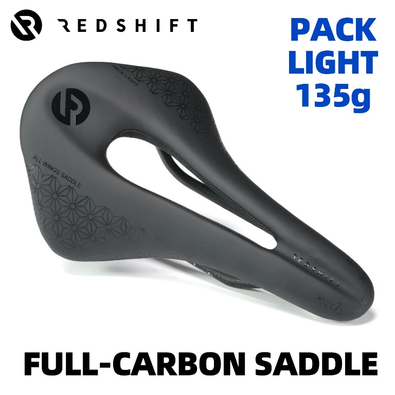 Redshift FullCarbon Saddle for Road Bike Width 143, Sports Equipment