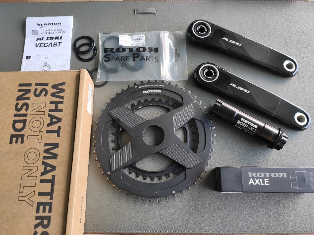 【ほぼ未使用】ROTOR Aldhu Carbonクランク 170mm