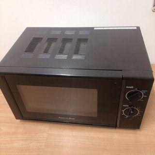 AMERICAN HOME BLACK PUSH BUTTON MANUAL MICROWAVE OVEN WITHOUT LIGHT