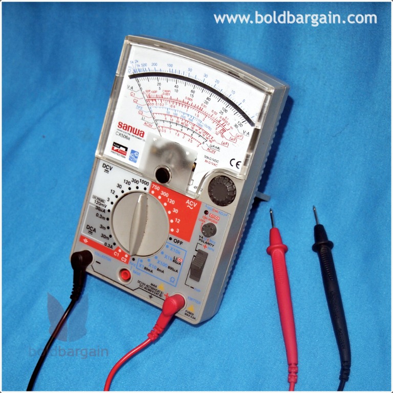 SANWA CX506a Multimeter Voltage Ampere Capacitor Capacitance Resistor