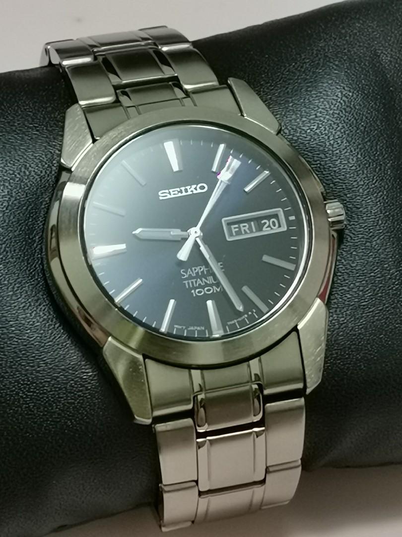 Seiko titanium 100m hot sale