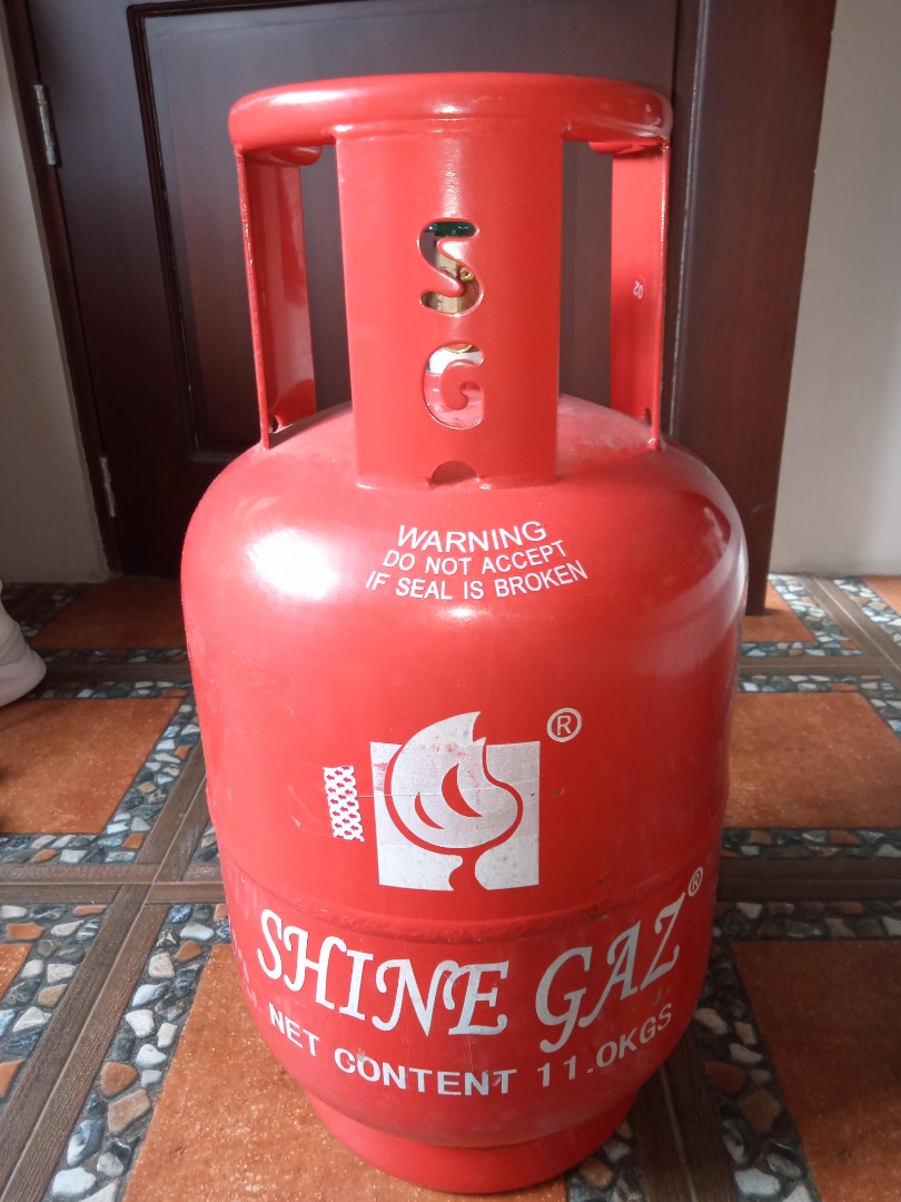 Shine Empty Gas Tank 11kg, Furniture & Home Living, Kitchenware