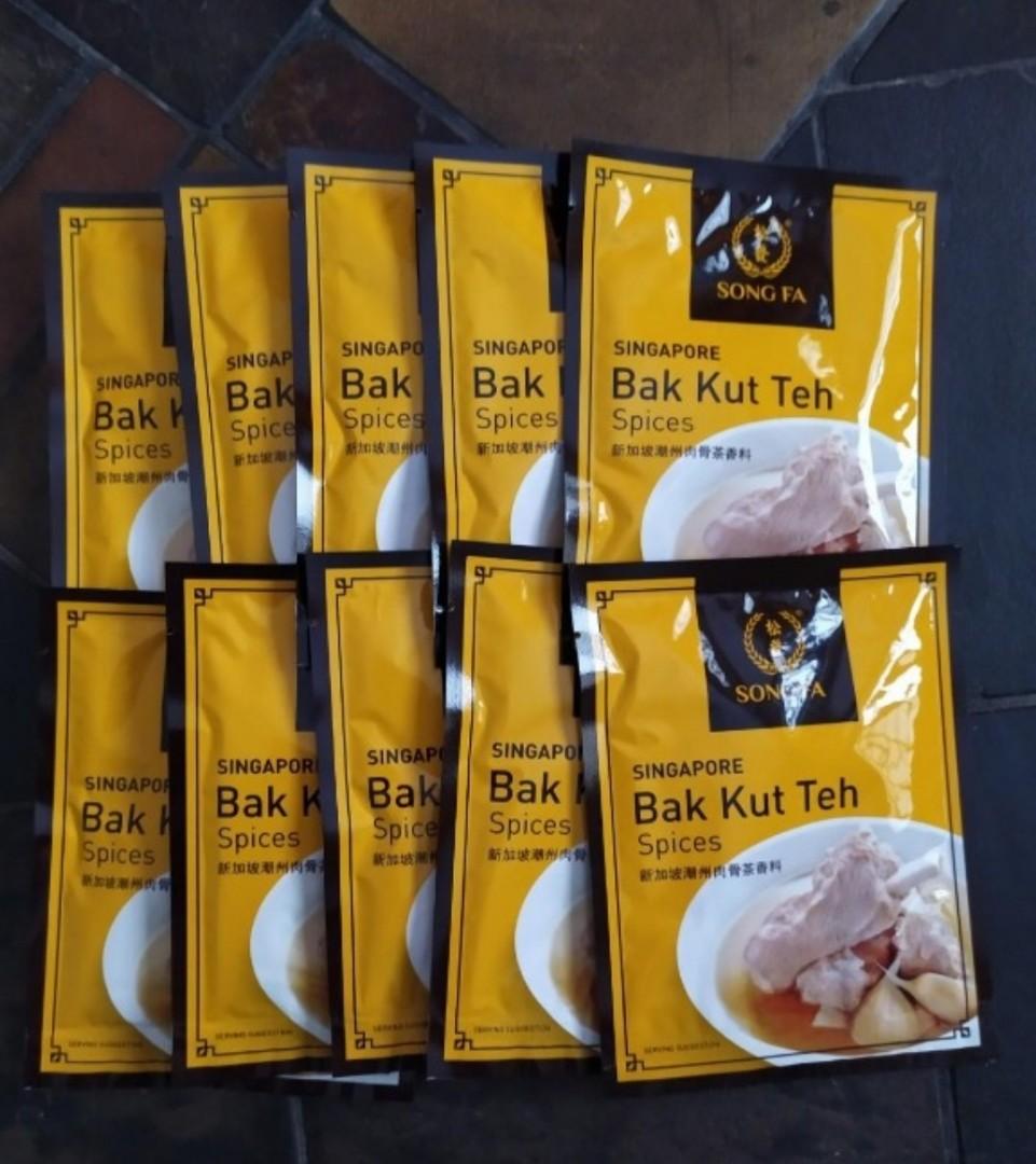 Song Fa Bak Kut Teh (松发肉骨茶）30g X 10, Food & Drinks, Spice & Seasoning on  Carousell