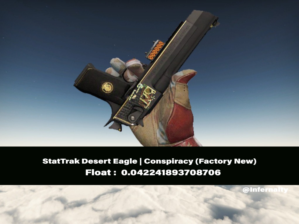 StatTrak Desert Eagle Conspiracy FN CSGO SKINS KNIVES, Video Gaming ...