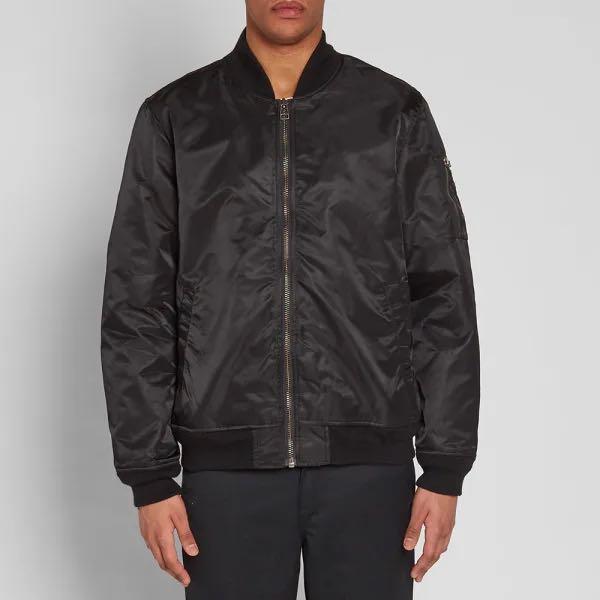 Stussy flight satin bomber jacket on sale