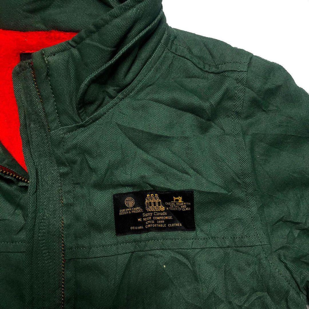 Sunny Clouds Sherpa Canvas Work Jacket 
