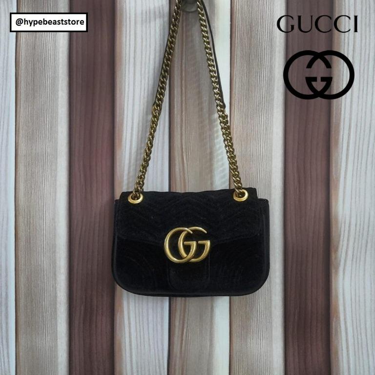 Gucci deals tas velvet