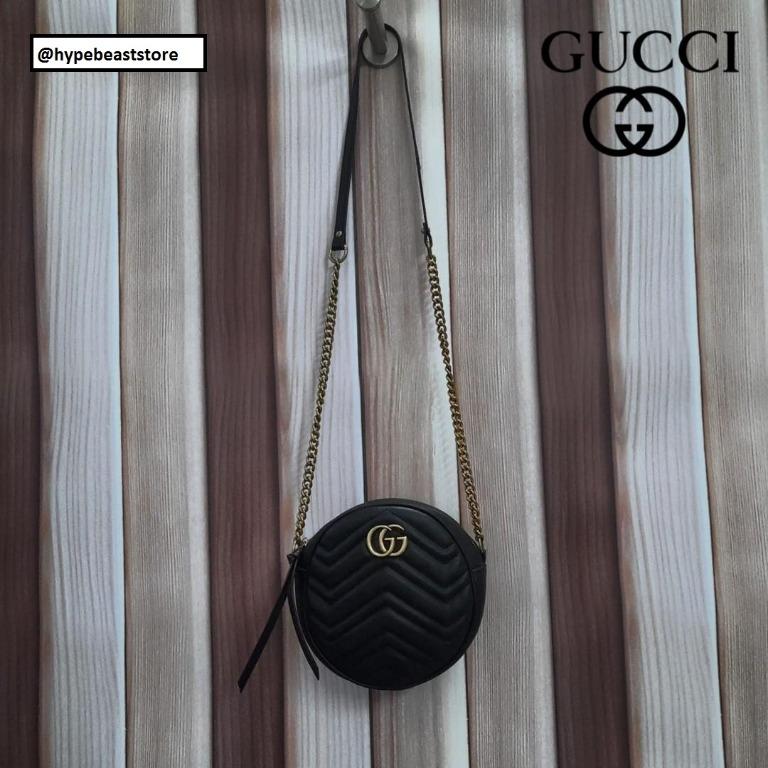 Gucci Marmont mini Black 2017, Barang Mewah, Tas & Dompet di Carousell