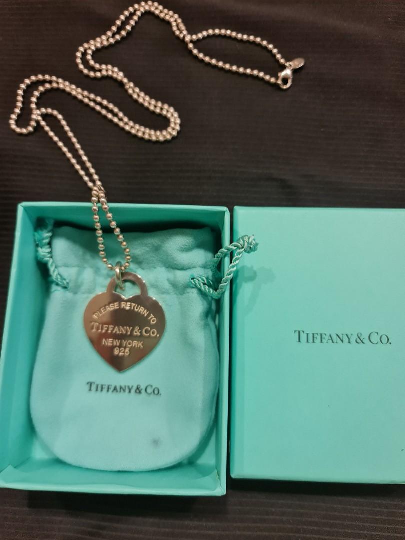 Tiffany long pendant necklace deals