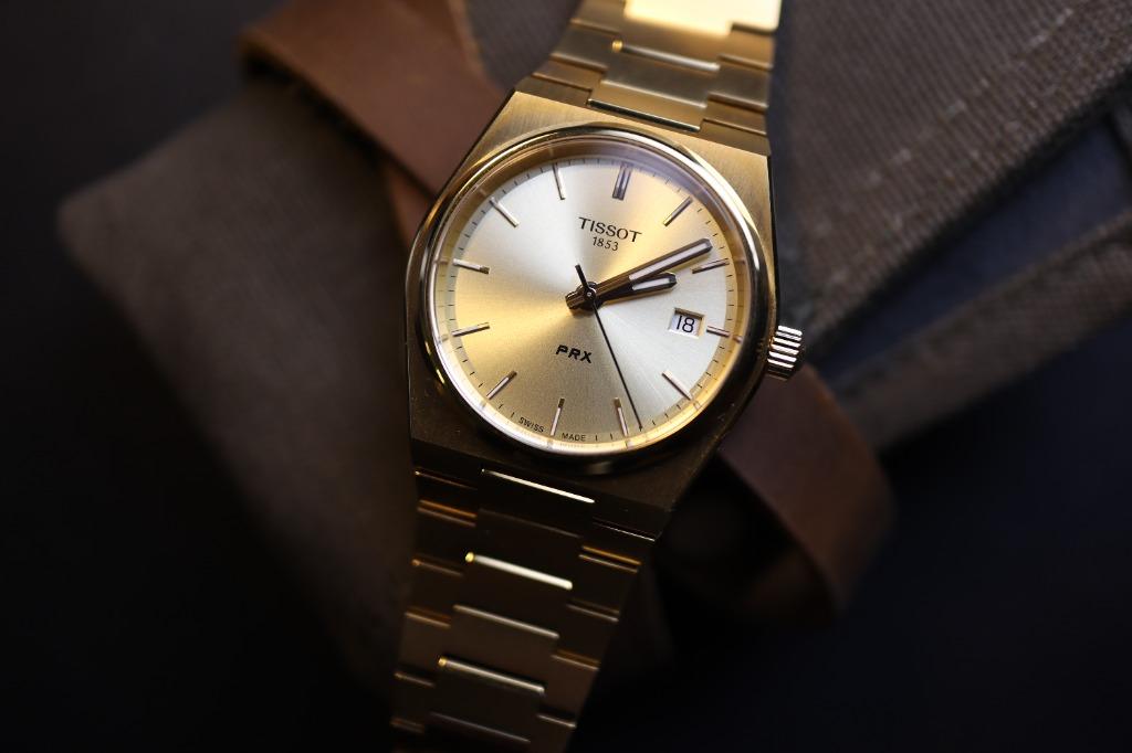 Tissot PRX Gold (35mm), Women's Fashion, Watches & Accessories, Watches ...