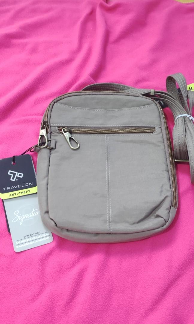 Travelon slim day on sale bag