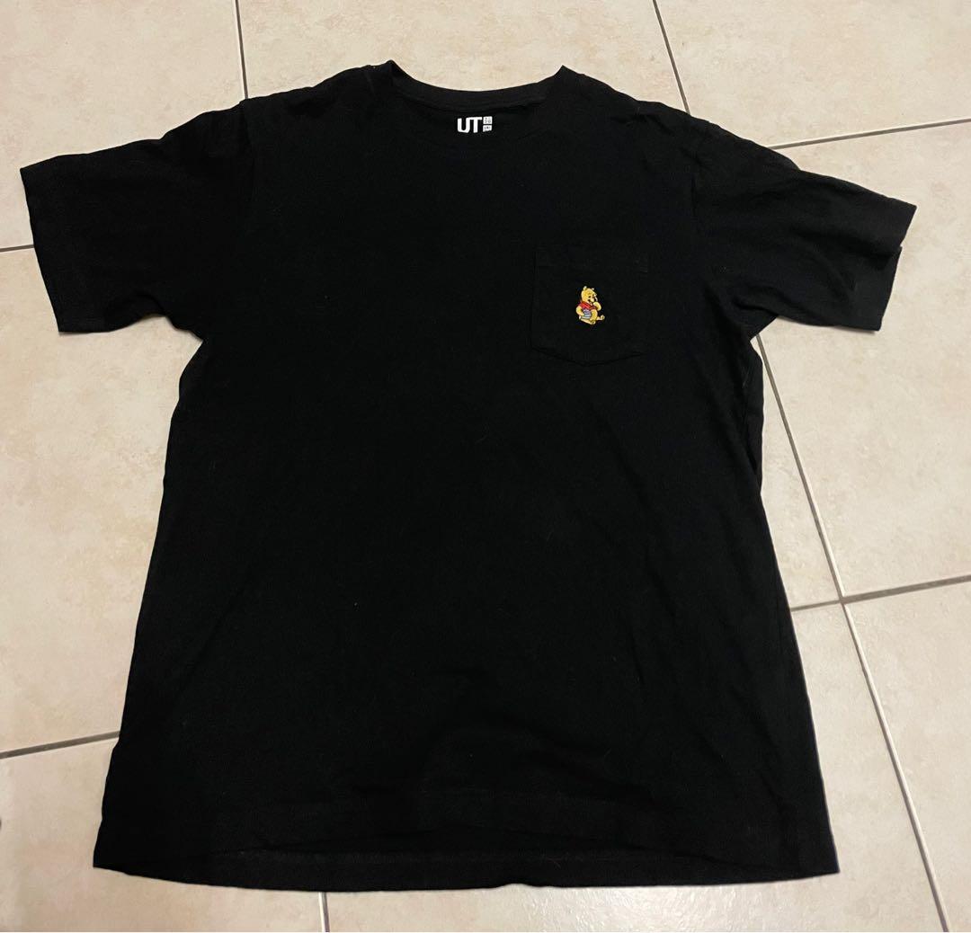 Uniqlo ut winnie the pooh pocket black 
