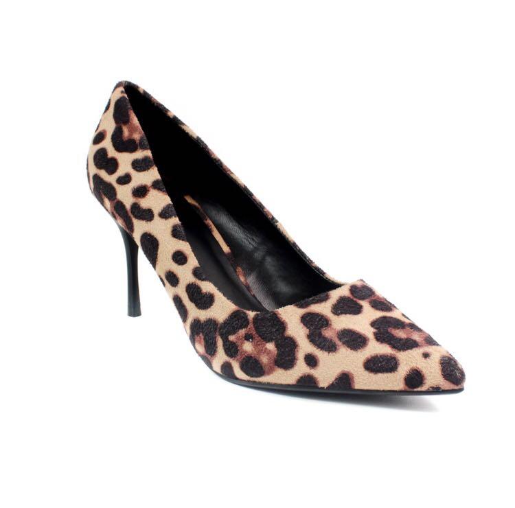 3 inch leopard print heels