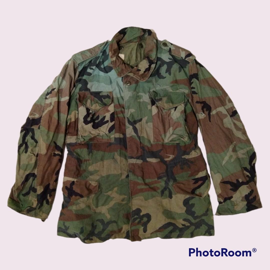 Woodland discount military jacket
