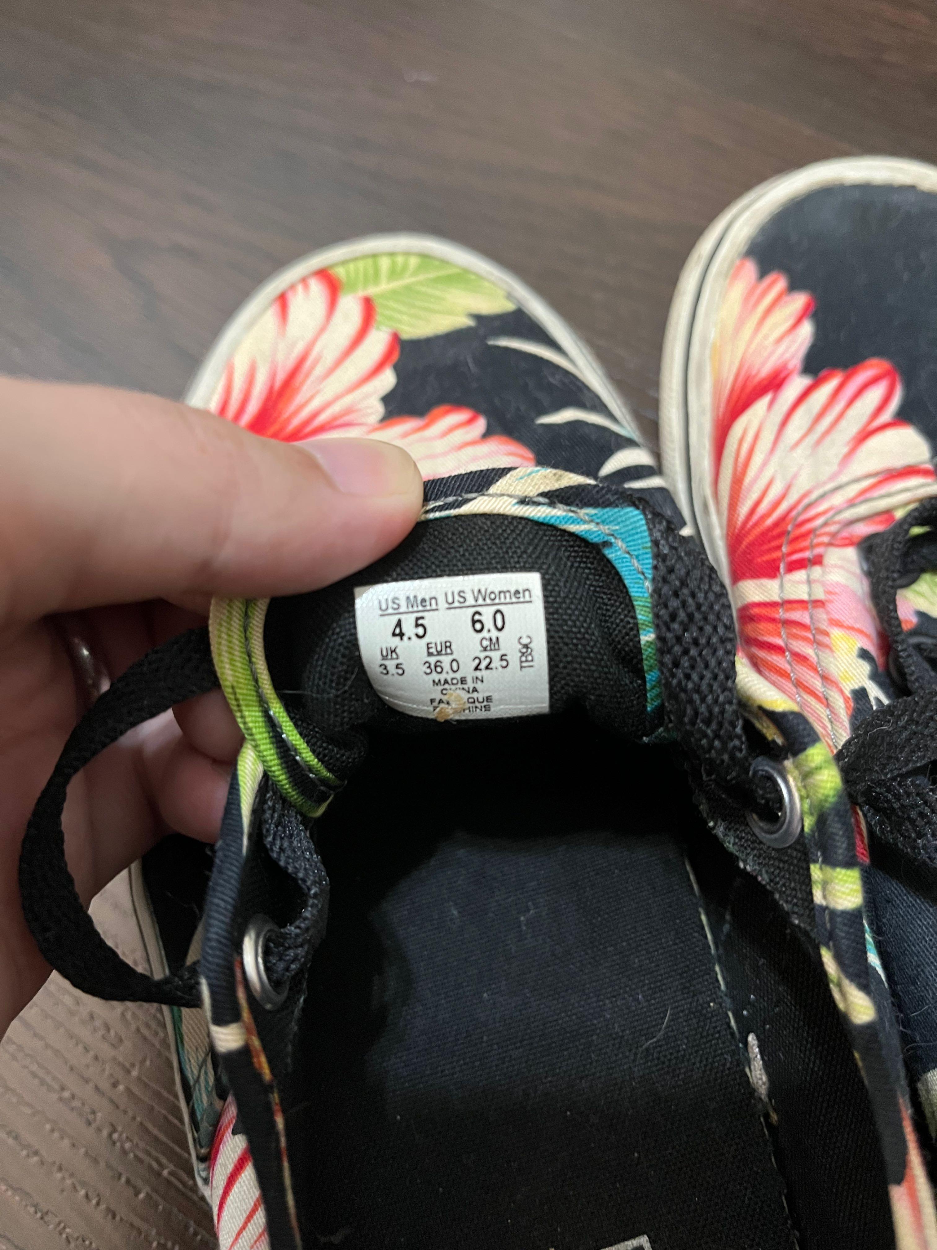 Vans authentic deals hawaiian floral