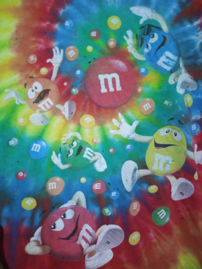 tie dye m&m t shirt