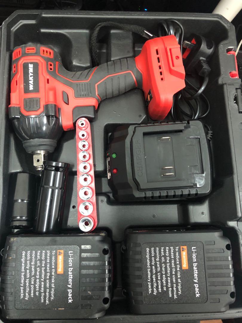WAKYME 21V MAX Cordless Impact Wrench 