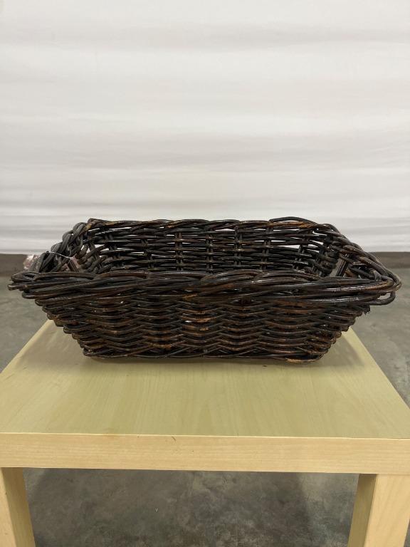 Wicker Baskets Dark Brown Colour / Bakul rotan Warna Coklat Gelap