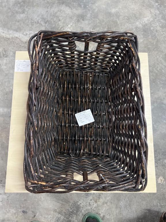 Wicker Baskets Dark Brown Colour / Bakul rotan Warna Coklat Gelap