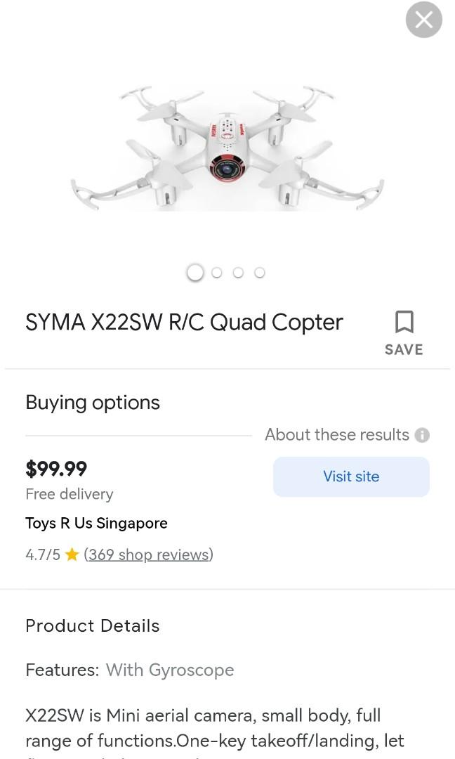 X22SW Syma drone (brand new), Photography, Drones on Carousell