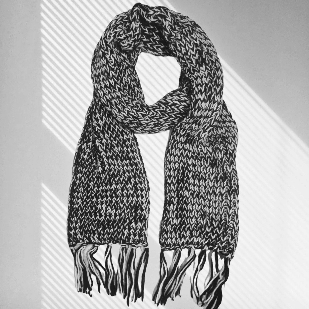 sold-xhilaration-100-acrylic-chunky-knit-scarf-black-white-women-s