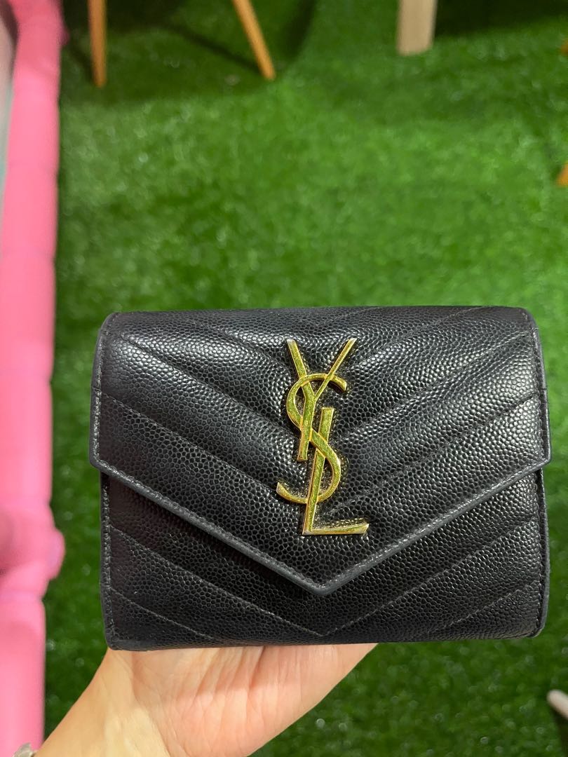YSL trifold wallet (authentic), Women's Fashion, Bags & Wallets