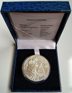 2009 ateneo de manila Commemorative Sterling silver medal