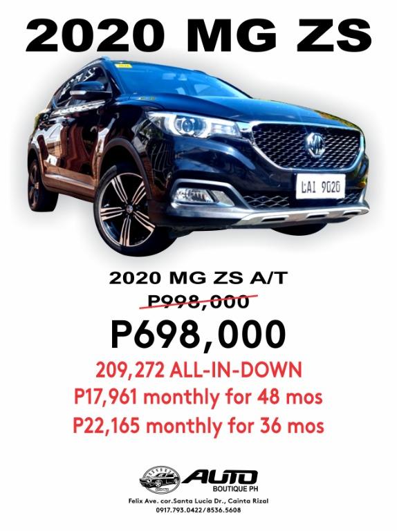 2020 MG ZS 1.5 ALPHA A/T, Cars for Sale, Used Cars on Carousell
