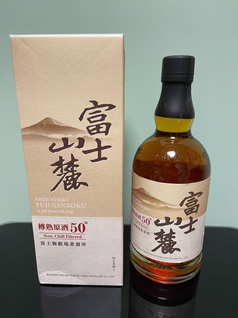 富士山麓日本樽熟原酒50度威士忌700ml, 嘢食& 嘢飲, 酒精飲料- Carousell