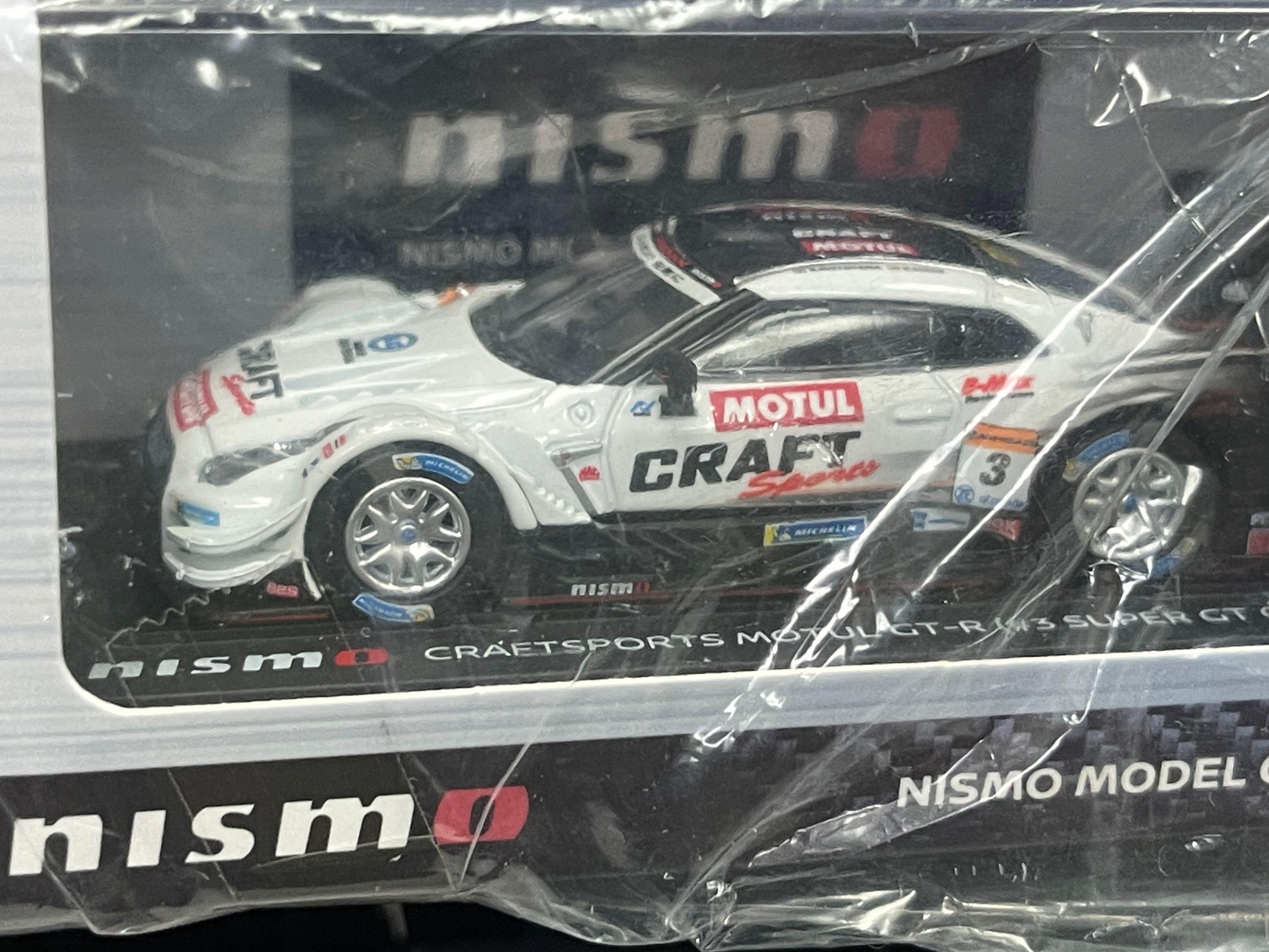 正版1:64 nismo gt-r craftsports motul super gt gtr r35 gt500 2018 