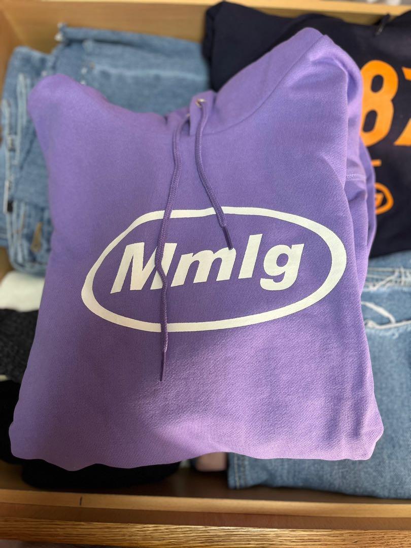（全新) 87mm 紫色Mmlg logo hoodie (Size S), 女裝, 上衣, 長袖衫 - Carousell