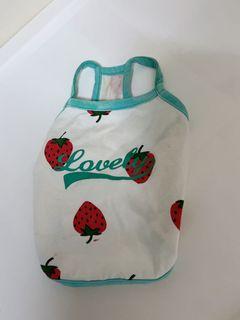 狗狗草莓衣服 M號